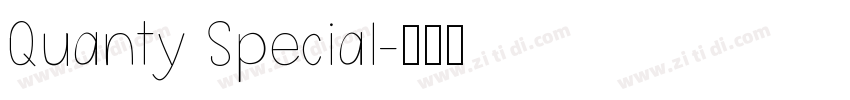 Quanty Special字体转换